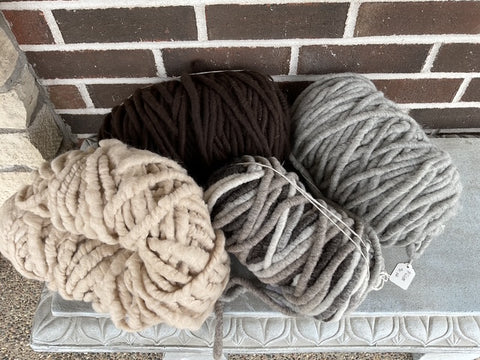 Core-spun yarn bump - Alpaca and BFL