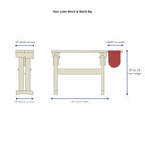 Schacht Adjustable Loom Bench